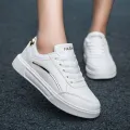 2023 Spring and Autumn Women's Campus Little White Shoes Fashion Trend Board Sneakers. 