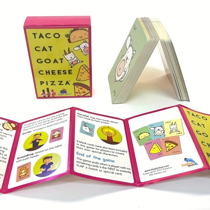Taco%20Cat%20Goat%20Cheese%20Pizza%20Children's%20Toy%20Family%20Interactive%20Truth%20Or%20Dare%20Party%20Game%20Cards%20Sincere%20Words%20Adventure%20Cards%20Toys%20-%20Image%205