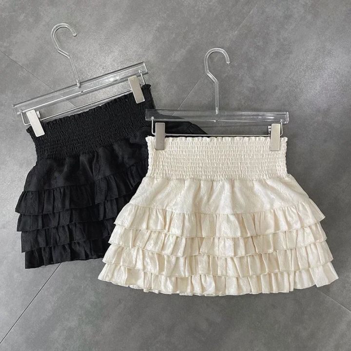 Streetwear%20Ruffles%20Mini%20Skirts%20Women%20Sweet%20Kawaii%20High%20Waist%20Lace%20A%20Line%20Skirt%20Summer%20Korean%20Fashion%20Black%20Ball%20Gown%20Skirts%20-%20Image%203