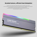 COOLMOON CR-D134S RAM Heat Spreader 5V 3PIN Male/Female Addressable Memory Cooler Heatsink Support RGB Controller for Desktop PC. 