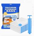 5 pcs Vacuum Storage Bags,for Bedding,Pillows,Towel,Clothes Space Saver ​Travel Storage Bag,With Hand-Pump,Vacuum Bag Package. 