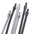 10/20/30/40cm High Quality LED Gooseneck M4 Black Silver Microphone Positioning Hose Two External Teeth M4 Flexible Snake Tube. 
