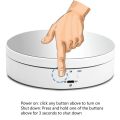Electric Rotating Base Display Stand 3 Speeds 360 Degree Turntable Jewelry Holder USB/Battery Powered Rotating Tray. 
