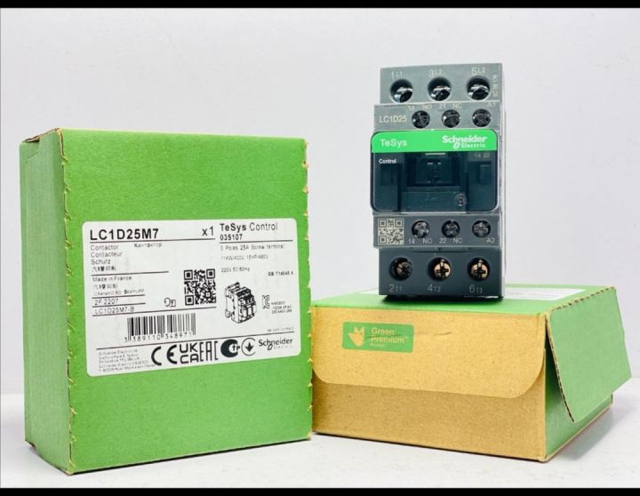 Magnetic Contactor LC1D09 220VAC 4KW 1NO+1NC 9A