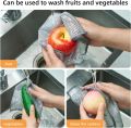 2 Sided Pack of 10 Multipurpose Wire Dishwashing Rags for Wet and Dry Stainless Steel Scrubber for Utensils Non-Scratch Wire Dishcloth for Washing Dishes Sinks Counters Easy Rinsing. 