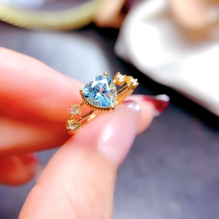 Natural%20Blue%20Topaz%20Ring%20S925%20Sterling%20Silver%20Heart-shaped%20Blue%20Gemstone%20Women's%20Jewelry%20Free%20Delivery%20-%20Image%203