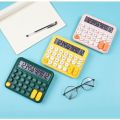 Electric Calculator Dexin DX-8869 | Mechanical Buttons multicolor, for Desktop financial accounting. 