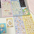 Cartoon 3D Cat Claw Sticker Kawa Crystal Relief Stickers DIY Scrapbook Diary Laptop Stationery Decorative Stickers. 