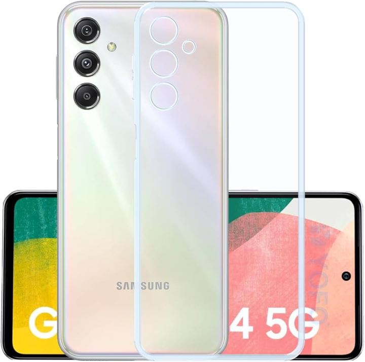 Samsung Galaxy M34 5G Flexible Clear Transparent Soft TPU Back Case Cover