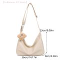 【MAX-22】Retro PU Leather Shoulder Bag Ladies Large Capacity Underarm Bag Fashion Versatile Commuter Tote Bag For Women . 