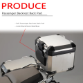 Universal Motorcycle Passenger Backrest Back Pad Self-adhesive Shockproof Moto Rear Top Case Box Luggage Cushion Pad Backrest. 