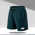 2026New Summer Men's Sports Shorts Tennis Training Shorts Breathable Mesh Drawstring Beach Pants Large Size Badminton Clothing.