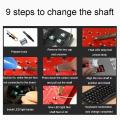 10 pcs/set dustproof shaft keyboard hot mechanical switch shaft test equipment Shaft 3 pin mechanical keyboard. 