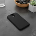 Plain Black - Motorola Moto G4 Plus Back Cover Soft Case For Moto G4 Plus. 