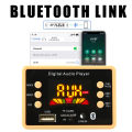 DC 12V Car MP3 WMA Decoder Board Audio Module USB TF FM Radio LINEIN Bluetooth 5.0 Wireless Music MP3 Player With Remote Control.