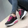 Walking Shoes Women Sneakers Fashion Platform Shake Shoes Thick Bottom Wedges Women Chunky Shoes. 