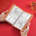 Crocodile pattern retro deposit book password lock can hold 100 sheets, only storage bag, large-capacity banknote depo.