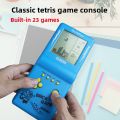 Retro Classic Tetris Handheld Game Console, Nostalgic 80s 90s Electronic Game Toy. 