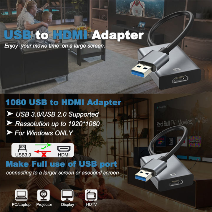 USB%20to%20HDMI%20Adapter%20HD%201080P%20USB%203.0%20to%20HDMI-Compatible%20Converter%20External%20USB%20Adapter%20Video%20Adapter%20Cable%20for%20Desktop%20Laptop%20PC%20-%20Image%203