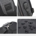 Running Chest Bag for Men USB Charging Fashion Streetwear Sling Pack Crossbody Motor Cycling Backpack for College Student Unisex.