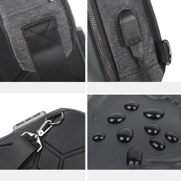 Running%20Chest%20Bag%20for%20Men%20USB%20Charging%20Fashion%20Streetwear%20Sling%20Pack%20Crossbody%20Motor%20Cycling%20Backpack%20for%20College%20Student%20Unisex%20-%20Image%203