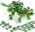 Dinosaur Building Toys for Boys 8-12: 12 in 1 Building Blocks Sets for Kids Compatible with Lego - Educational Toys Gifts for 6 7 8 9 10 11 12 Boys Girls Christmas Birthday. 