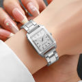 1/2PCS Fashion Women Quartz Wristwatches Square Dial Ladies Watch Girls Clock Reloj Mujer(Without Box).