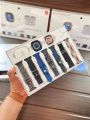 I20 Ultra Max Suit In Gold Edition Ultra 49MM Big Display Smart Watch + 7 Straps + Airpods Pro 2 + 49mm Jelly Watch Case All In One Box. 