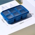 【Deliver from Bangkok | with D stock】 mini ice tray with 6 plastic lids, 6 ice cubes, silicone ice block, cube ice maker. 