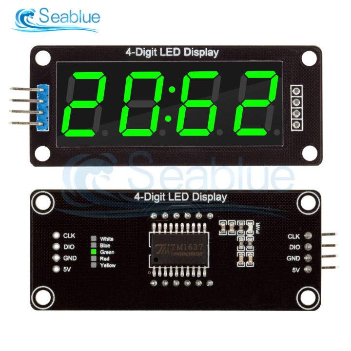 0.56%20inch%204-Digit%207%20Segments%20Digital%20Tube%20Clock%20Module%20Double%20Dots%20Blue%20Yellow%20White%20Green%20Red%20LED%20Display%20TM1637%20For%20Arduino%20-%20Image%206