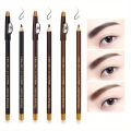 12pcs black/borwn/dark brown eyebrow pencil sharpener Eyebrow Pencil with Sharpener eyebrow line lasting.