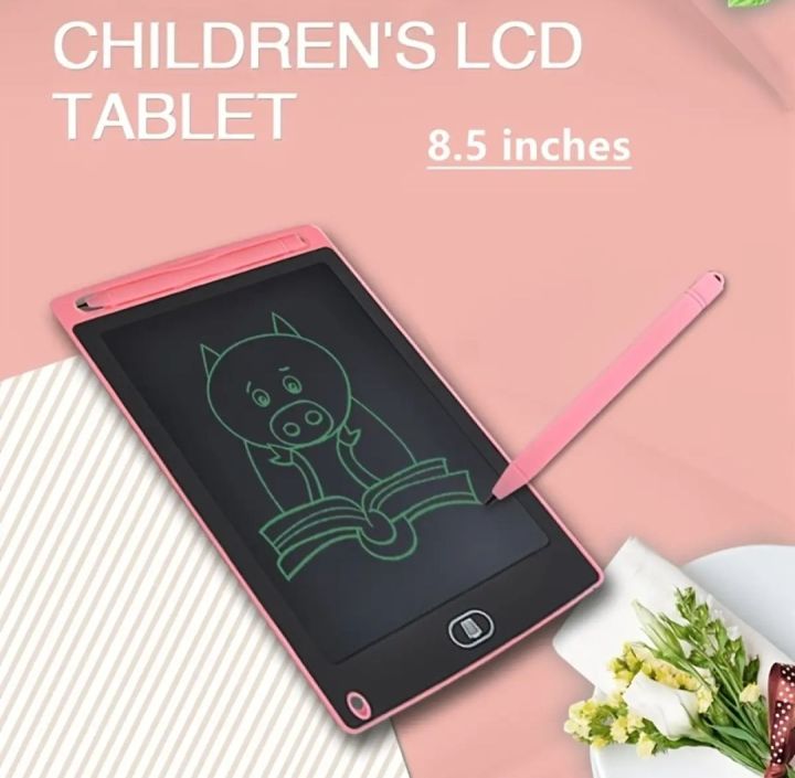 8.5 " LCD Writing tablet drawing pad.erasable e-writer office writing board. digital drawing pad.boodle board by arham