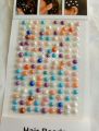 A Complete pack of Sticky Hair Beads for Hair Styles Special Gift for Baby Girls. 
