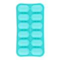 Ice cube tray different shapes in one trey heart star flower shape 18 cubes plastic mould. 