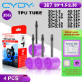 35g CYDY TPU Bike Inner Tube 20" 387 20x1.5 1.75 1.95 2.1 2.25 2.35 Valve length 45mm BMX Camera Bicycle Tire Cycling pneu Tyre. 