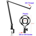 Adjustable Metal Microphone Stand for Gaming Streaming USB Condenser Mic Suspension Scissor Boom Arm for A8 A6V K688 K669 K658. 