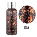 Multifunctional High Shine Body Face Glitter Gel Waterproof For Party Nail Hair Art Sparkling Sequins Festival Makeup. 