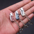 New Mini Fold Knife Keychains Portable Acrylic Small Blade Pendant Key Chains Rings Cute Keyring Outdoor Hanging Camping Knife. 