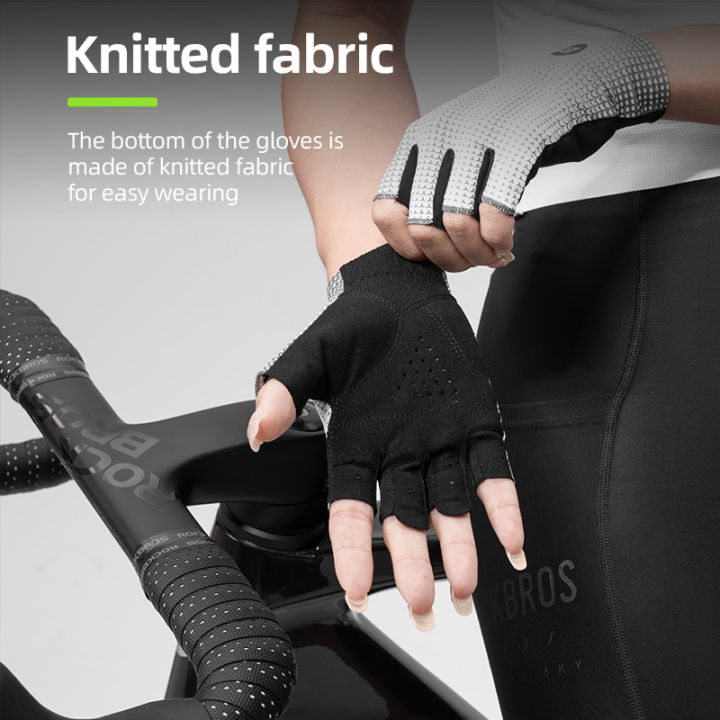 ROCKBROS%20Half%20Finger%20Gloves%20Summer%20Bicycle%20Gloves%20Anti-Slip%20Shock-Absorbing%20Cycling%20Fingerless%20Breathable%20Gym%20Gloves%20-%20Image%204