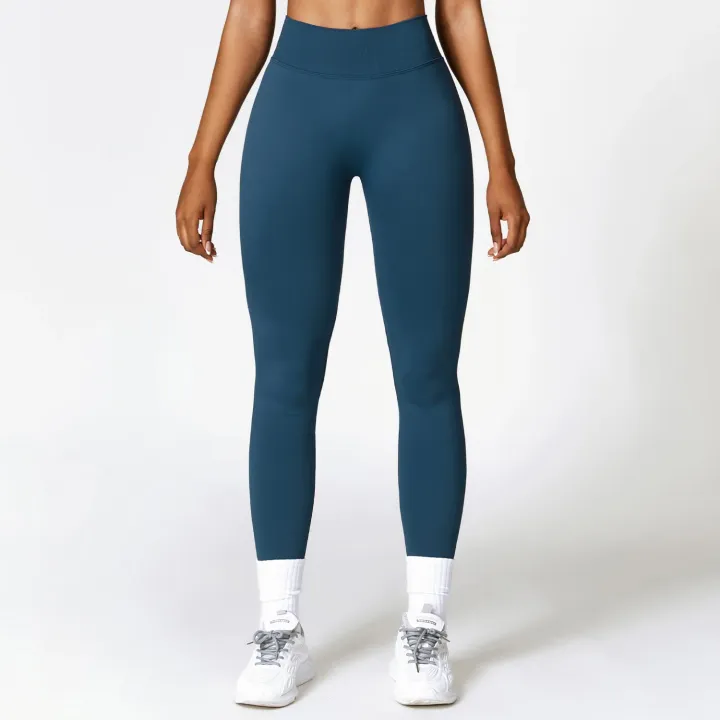 Women's%20V%20Back%20Sports%20Leggings%20Athletic%20Fitness%20Gym%20Yoga%20Pants%20Tights%20Scrunch%20Control%20Running%20Exercise%20Workout%20Leggins%20-%20Image%202