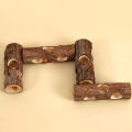 Natural Pet Toy Grinding Cleaning Chew Toy Small Pets Toys For Hamster Rabbit Grinding Products Made of  Tree Wood. 