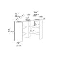 Corner computer table,Office Table,Computer table with Bottom shelves  for book storge. 
