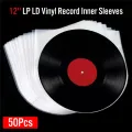12 inch Vinyl Record Protecter LP Record Plastic Bags Anti-Static Record Sleeves Outer Inner Plastic Clear Cover Container 50PCS. 