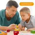 Wooden Face Changing Magic Cube Game Expressions Puzzle Building Blocks Face Change Rubiks Cube Game Puzzle Matching Educational Games for Kids. 