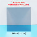 30X30X1.1mm 50R/50T Optical Laser Len Optical Beam Splitter Plate For Teaching Light Camera Laser Spectrum Analysis Instruments. 