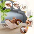 Hot Simulated Bird Cat Toy Interactive Toys Dog Rechargeable Chirping Flapping Bird(no Flying) Touch Activated Plush Pet Toy.