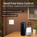 TNCE Tuya WiFi Brazil 4x4 WiFi Smart Touch Switch Touch Panel 4/6 Gang Light Switch No Neutral Wire,Voice With Alexa  Home. 