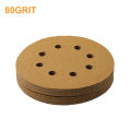 20pcs 5 Inch 8-Hole 125mm Sanding Discs Sanding Polishing Sandpaper Grit 80/120/180/240/320/400/600 For Metal Polishing. 
