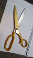 Heavy Duty Sewing Scissors 10 inch - Professional Stainless Steel Gold Tailor Scissor Shears for Fabric Leather Dressmaking Tailoring Artists Students Dressmakers. 
