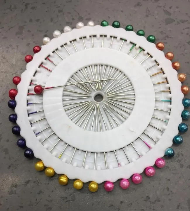 Multi Color Pins Wheel Size 2 Inch Hijab Pins - Scarf Pin - Staller Pin ...